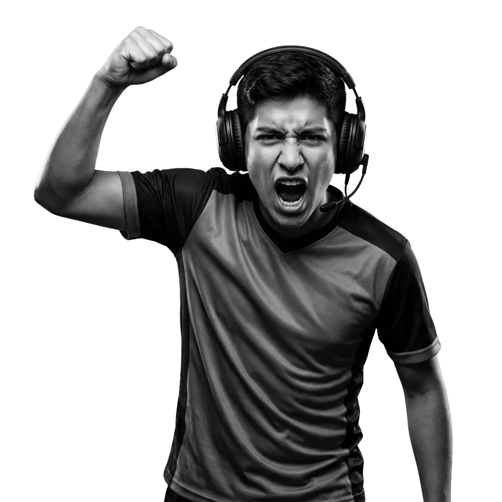 Banner de apuestas eSports en Paripesa Perú con promo de hasta 5950 PEN + 150 giros y app móvil en pantalla