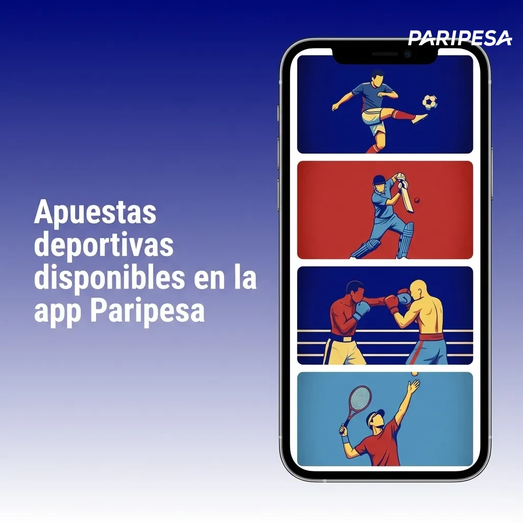 Pantalla de la app Paripesa mostrando mercados de apuestas en vivo y pre‑match en varios deportes y ligas internacionales
