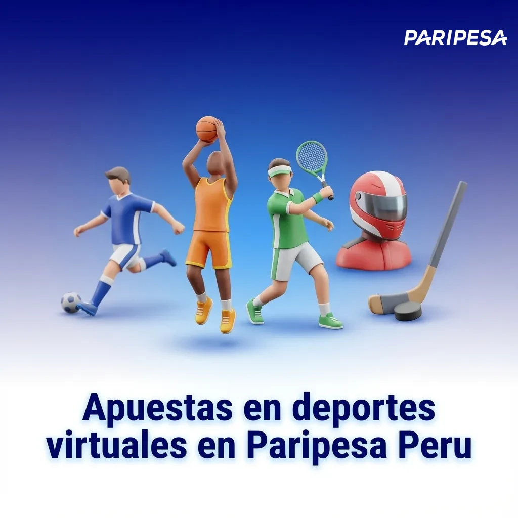 Pantalla de Paripesa Perú con deportes virtuales: fútbol, caballos, galgos y motos, mostrando cuotas y resultados rápidos