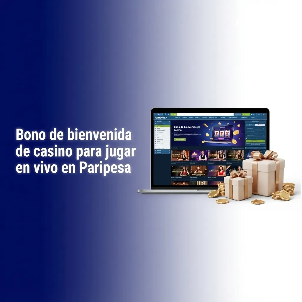 Banner de bono de bienvenida de casino Paripesa: hasta 5 950 PEN y 150 giros gratis para jugadores de Perú.