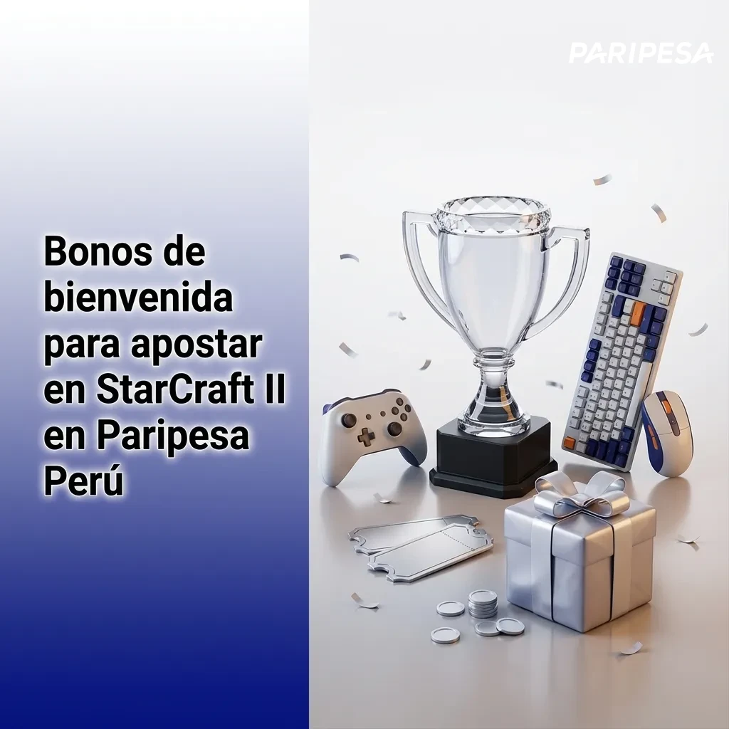 Banner de Paripesa Perú con bono de bienvenida hasta 5950 PEN y 150 giros para apostar en StarCraft II