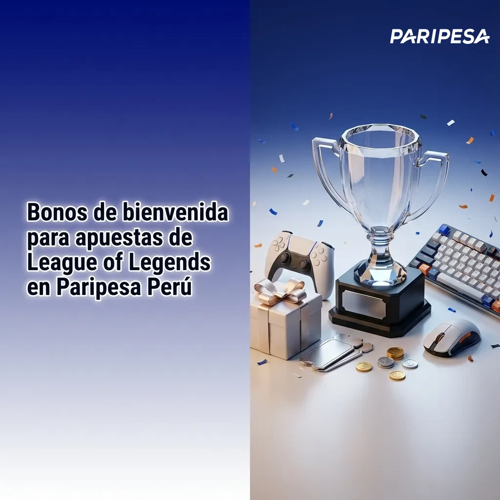 Banner de Paripesa Perú con promoción de hasta 5950 PEN y 150 giros para apuestas de League of Legends