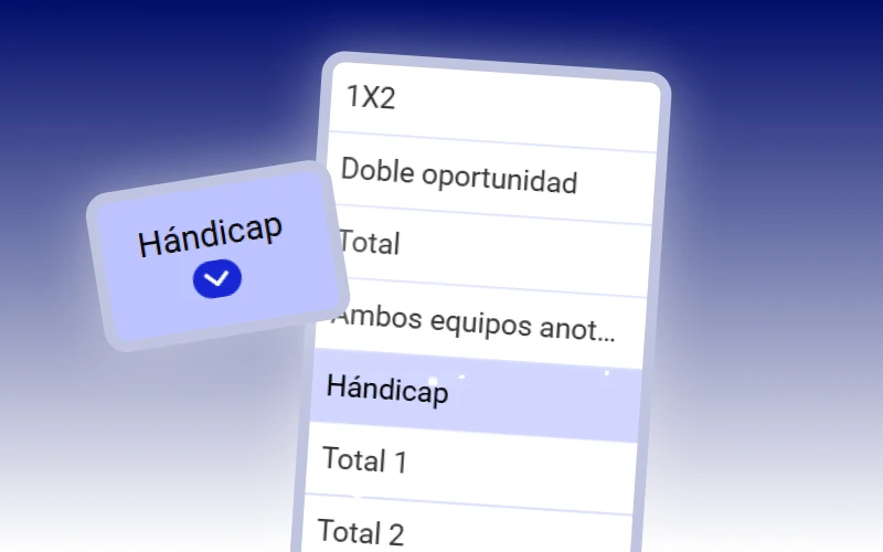 Gana con el Hándicap ajustando la ventaja del equipo en Paripesa.