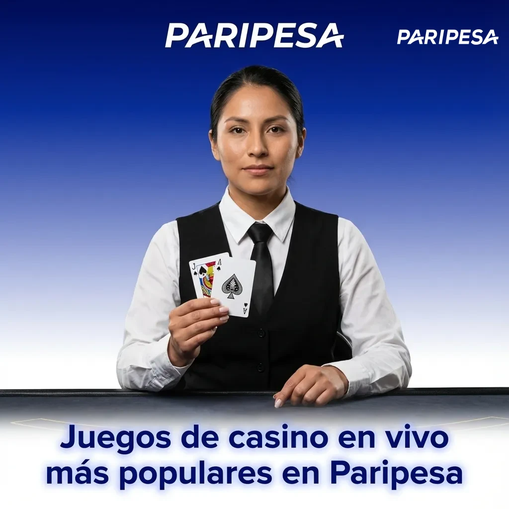 Collage de juegos de casino en vivo Paripesa: ruleta, blackjack, baccarat y shows tipo TV con crupieres en estudio elegante