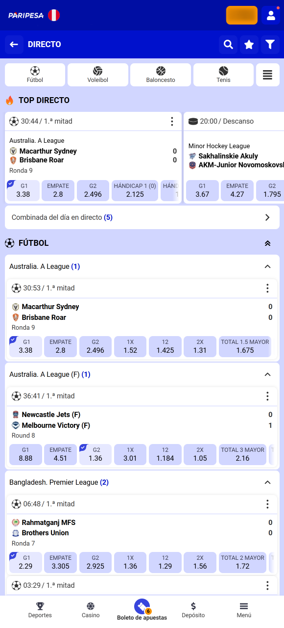 Elige la cuota más atractiva para tu próxima Apuesta en la App de Paripesa hoy.