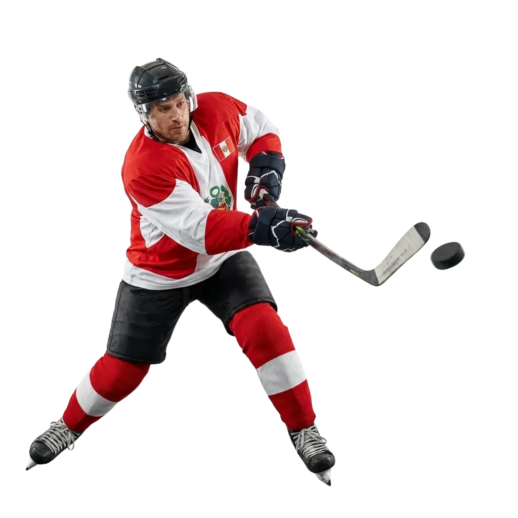 Banner de apuestas de hockey sobre hielo en línea en Perú con partidos, cuotas y bono de bienvenida en Paripesa