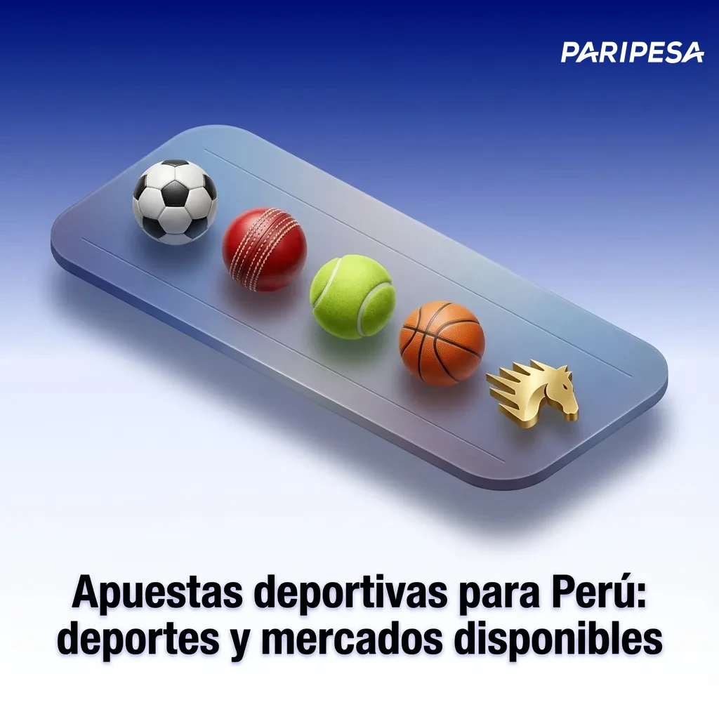 Pantalla de casa de apuestas en Perú mostrando deportes variados y cuotas en vivo en soles para apostar