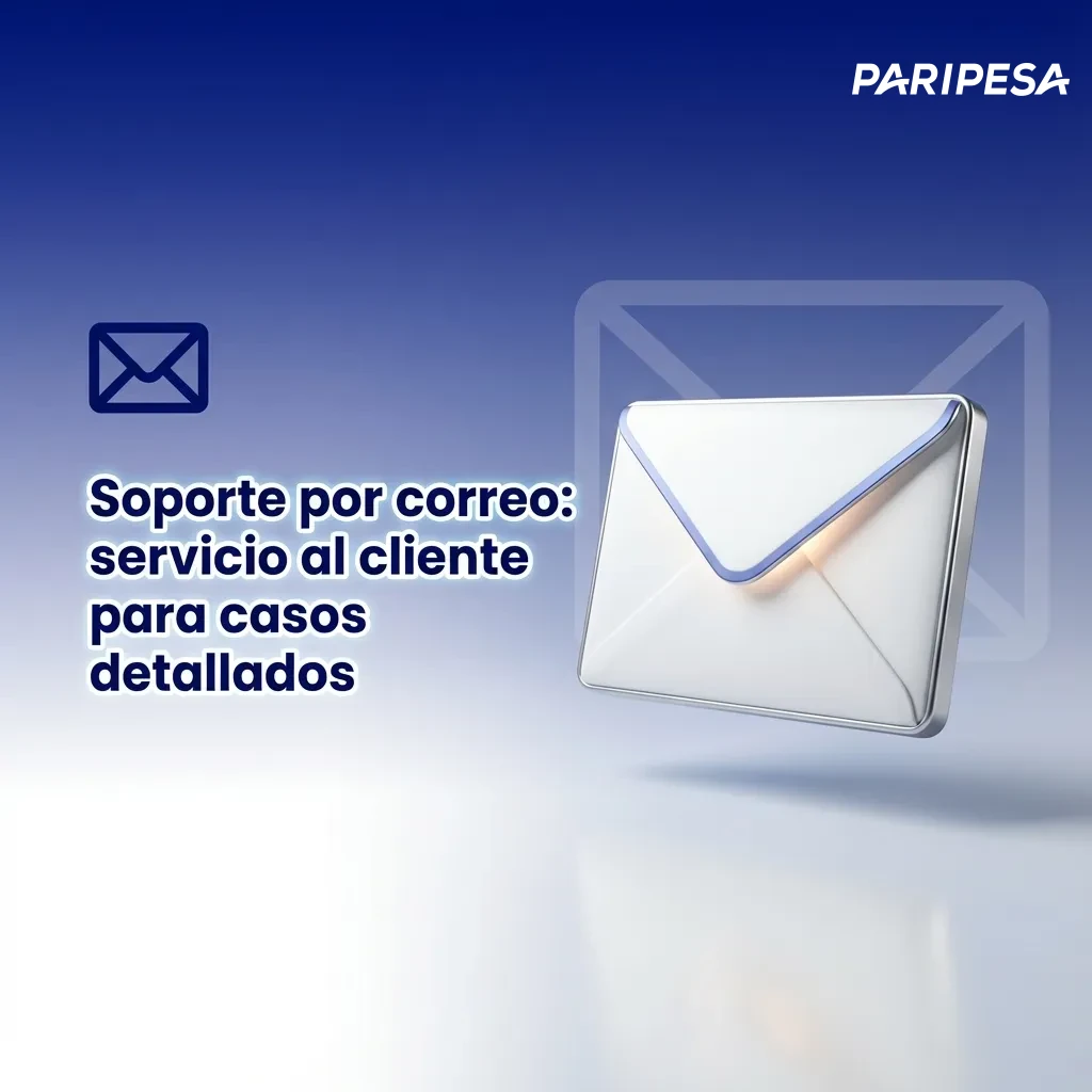 Ilustración de cliente redactando correo de soporte en laptop, con iconos de archivos adjuntos y reloj de respuesta 24/7