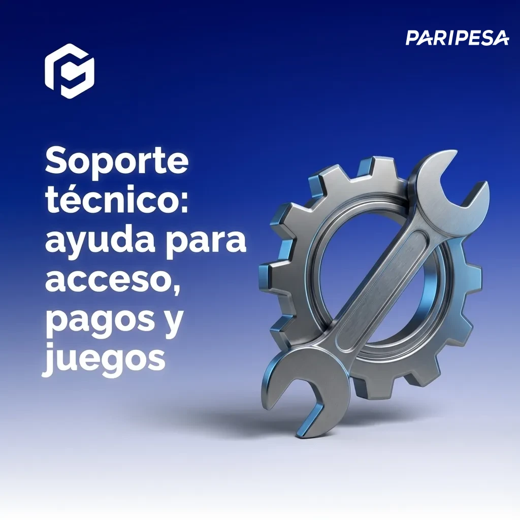 Ilustración de soporte técnico: agente atiende problemas de acceso, pagos, app y juegos por chat, correo y teléfono.