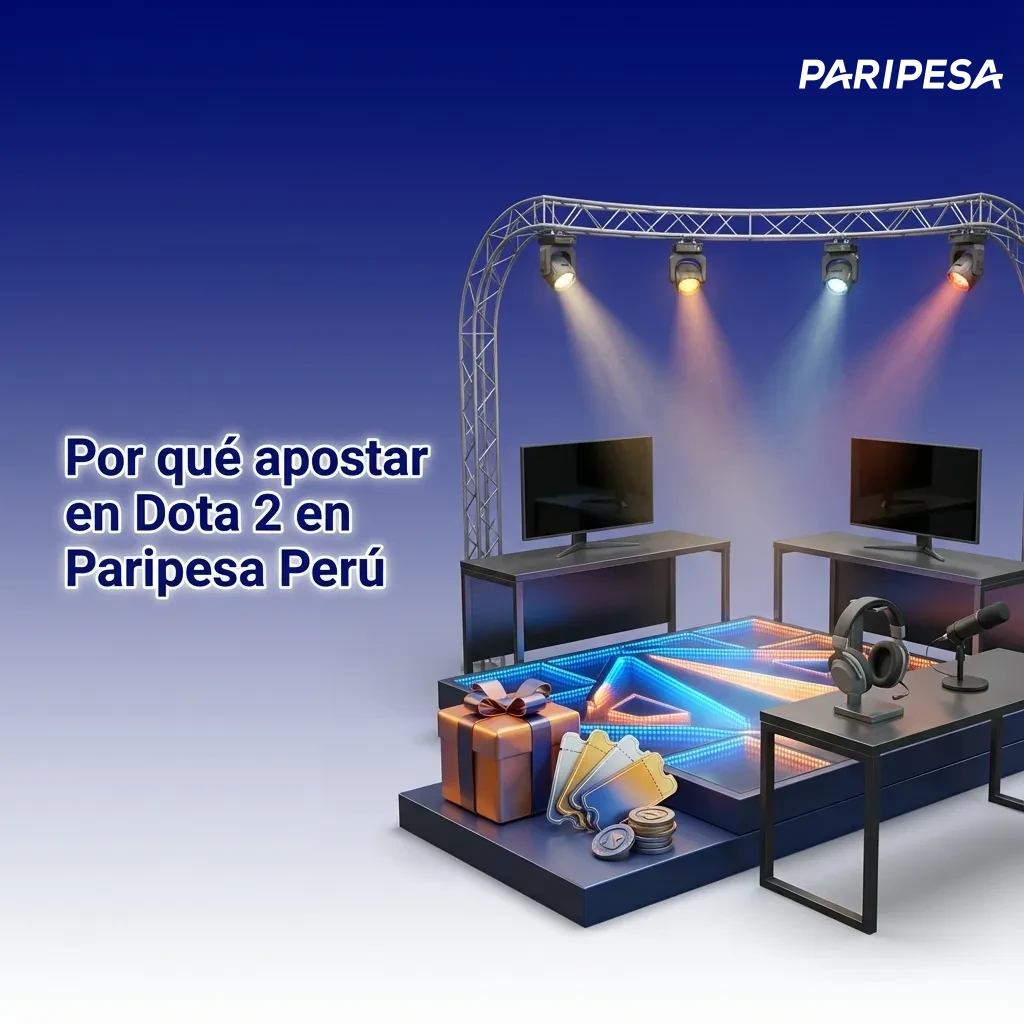 Pantalla de Paripesa Perú con sección de apuestas Dota 2, cuotas, bonos destacados y opciones de pago locales en soles