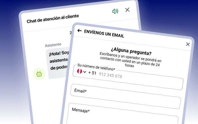 Recibe soporte en español peruano personalizado dentro de Paripesa.