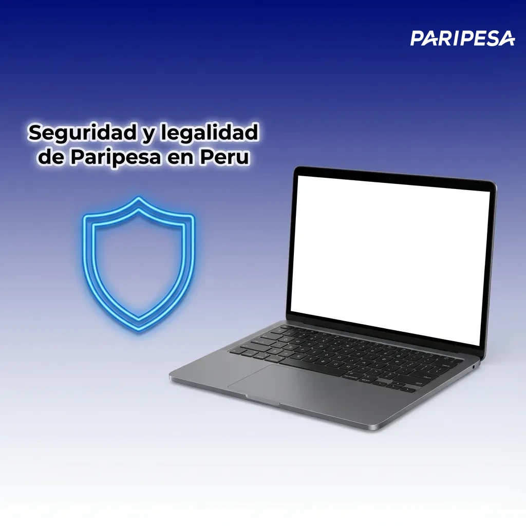 Infografía sobre Paripesa en Perú: licencia de Curazao, políticas de privacidad, juego responsable y verificación de identidad