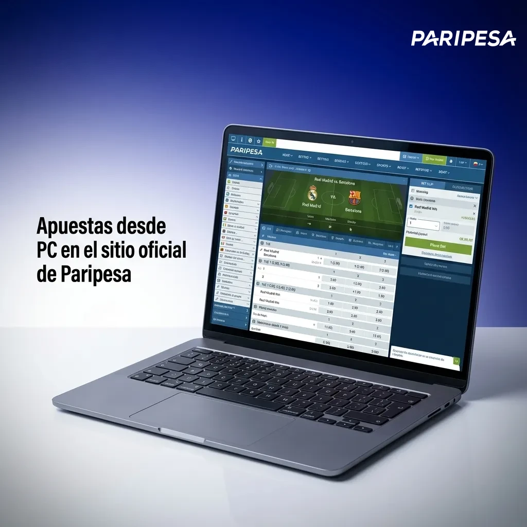 Apuestas desde PC en el sitio oficial de Paripesa