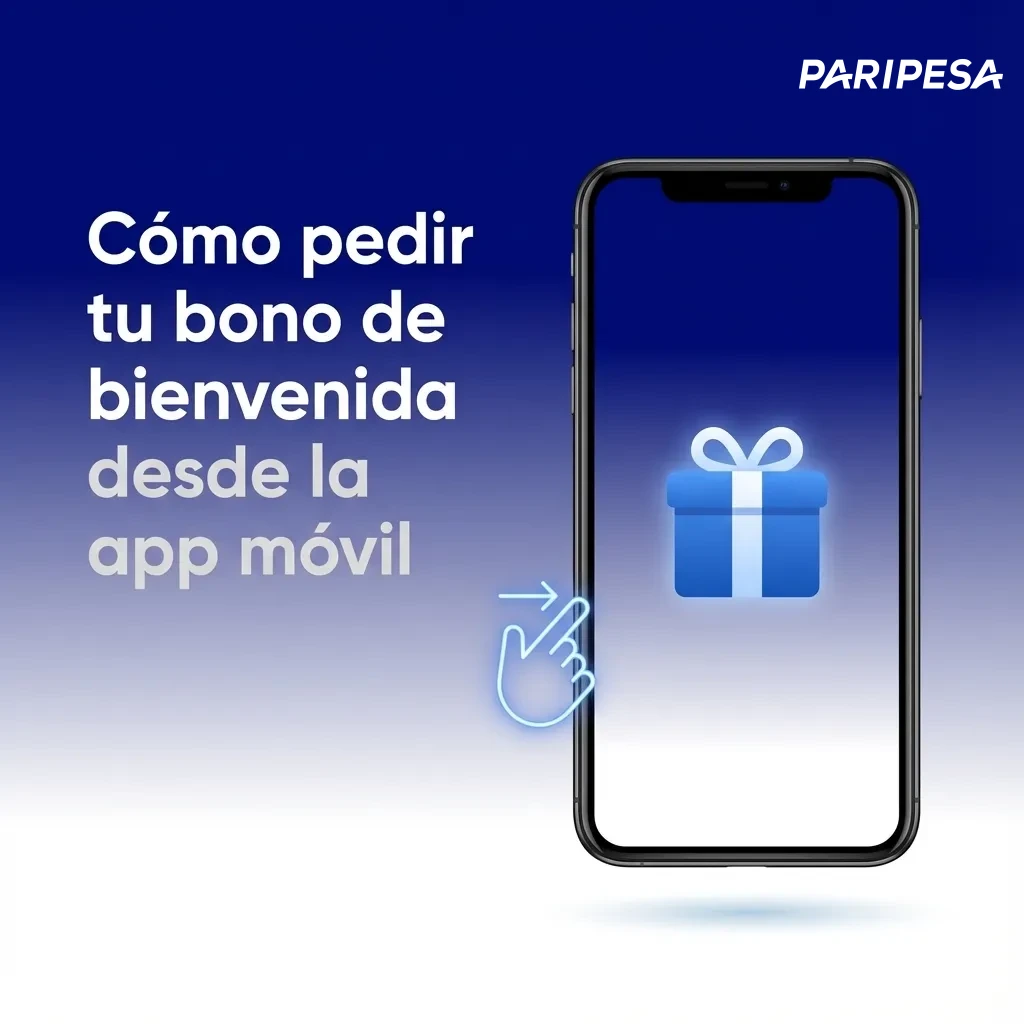 Cómo pedir tu bono de bienvenida desde la app móvil